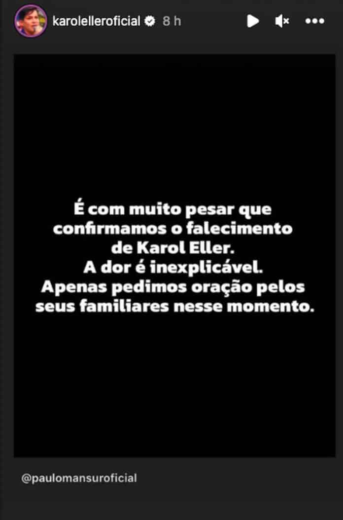 Morre A Influenciadora Karol Eller Aos Anos