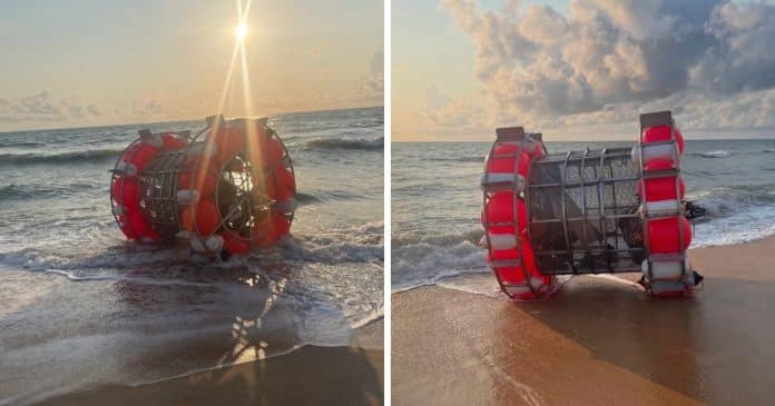 Homem é preso por tentar cruzar o oceano Atlântico em uma “roda de hamster gigante”