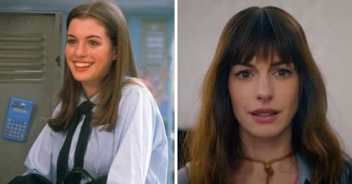 Fãs de Anne Hathaway, 41, afirmam que a estrela ‘não envelheceu’ ao promover a estreia de sua nova comédia romântica