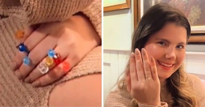VÍDEO: Jovem é desafiada a encontrar 150 anéis de plástico escondidos pelo namorado para ser pedida em casamento
