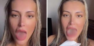 Andressa Urach é criticada nas redes sociais ao mostrar sua “língua de cobra”: ‘Parabéns, ficou ridículo’