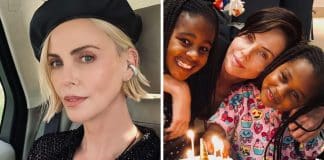 Charlize Theron rotula abertamente suas filhas de “babacas” afirmando que outros pais podem se identificar