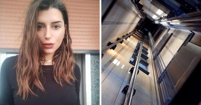 Mulher de 25 anos morre ao cair no poço do elevador e seu último post impressiona: “Parece uma premonição”