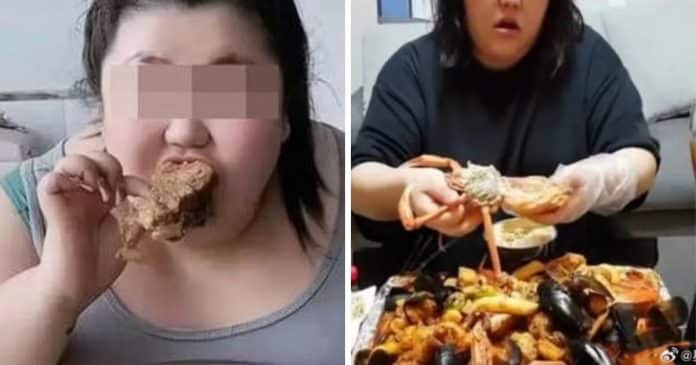 Mulher obesa de 24 anos morre durante live enquanto se empanturrava de 10 kg de comida por 10 horas