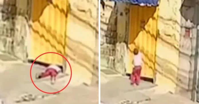 VÍDEO: Criança de 3 anos foge de creche por vão de portão, comemora, e é achado a 1 km com ferimentos