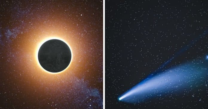 Céu de setembro: Eclipse parcial da Lua e passagem do “cometa do século” prometem espetáculo astronômico