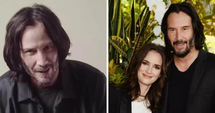 Keanu Reeves confirmou que foi casado acidentalmente com Winona Ryder por 30 anos