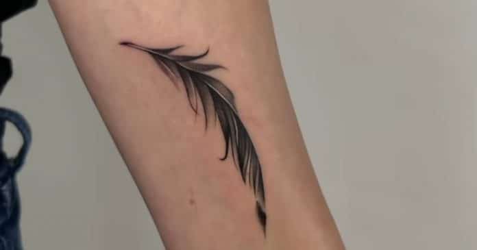 Se você ver alguém com uma tatuagem de pena, é isso o que significa