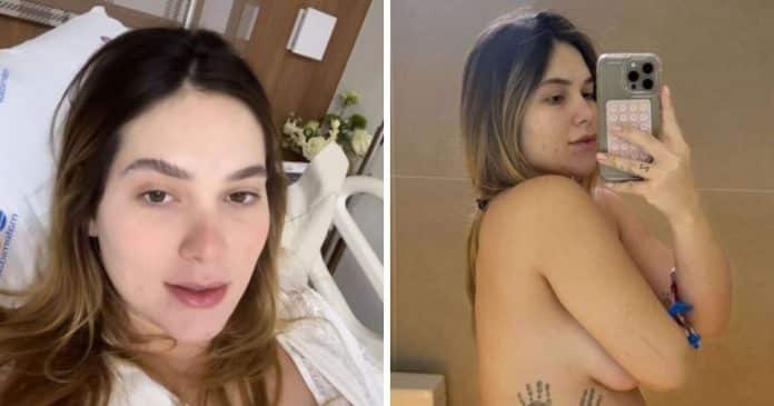 Virginia mostra como ficou sua barriga após parto do terceiro filho: “Menos de 24 horas”