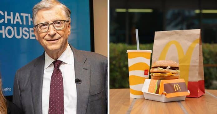 Bill Gates possui um cartão vitalício de comida grátis em qualquer McDonalds no mundo