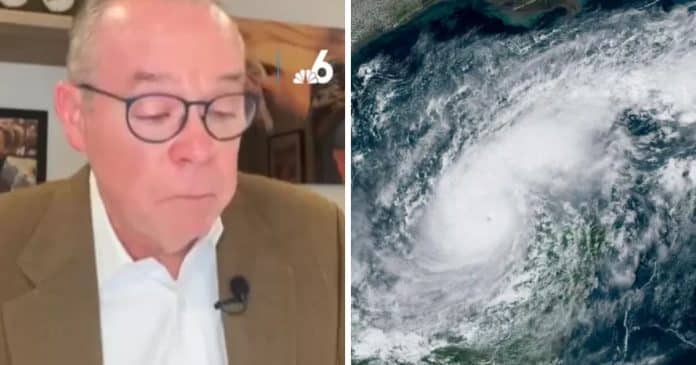 Emocionado, meteorologista prevê impacto devastador do furacão Milton ao vivo: “É terrível”