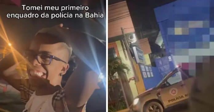 Influenciador adolescente filma abordagem e policial militar é afastado após viralização