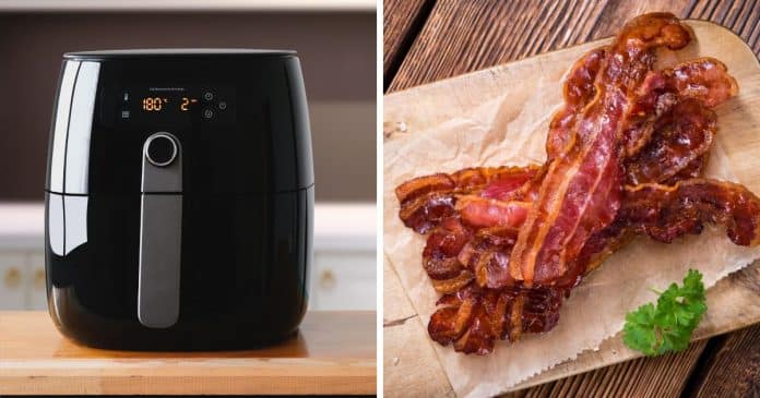 Especialista alerta sobre os riscos de cozinhar bacon na airfryer