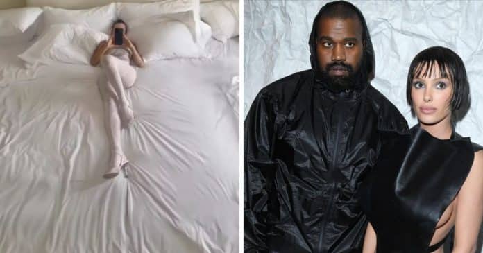 Kanye West compartilha vídeo provocativo da esposa Bianca Censori na cama e chama atenção pelo quão grande é