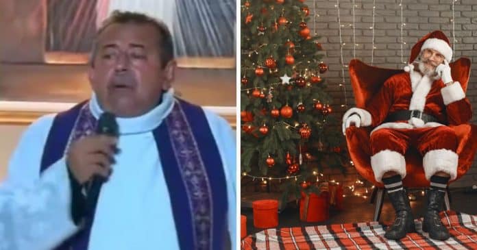 Padre critica ‘troca’ de Jesus por Papai Noel no Natal e viraliza nas redes: “Trocou os personagens”