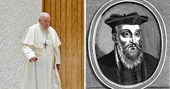 Nostradamus deixou chocante profecia sobre o Papa Francisco e seu sucessor